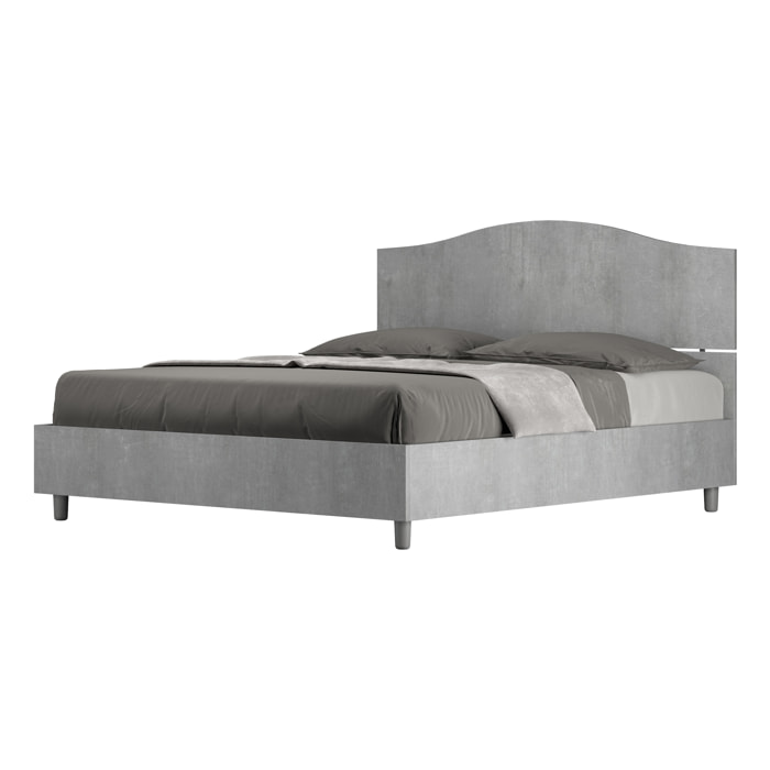 Letto senza rete 160x190 cemento Dores