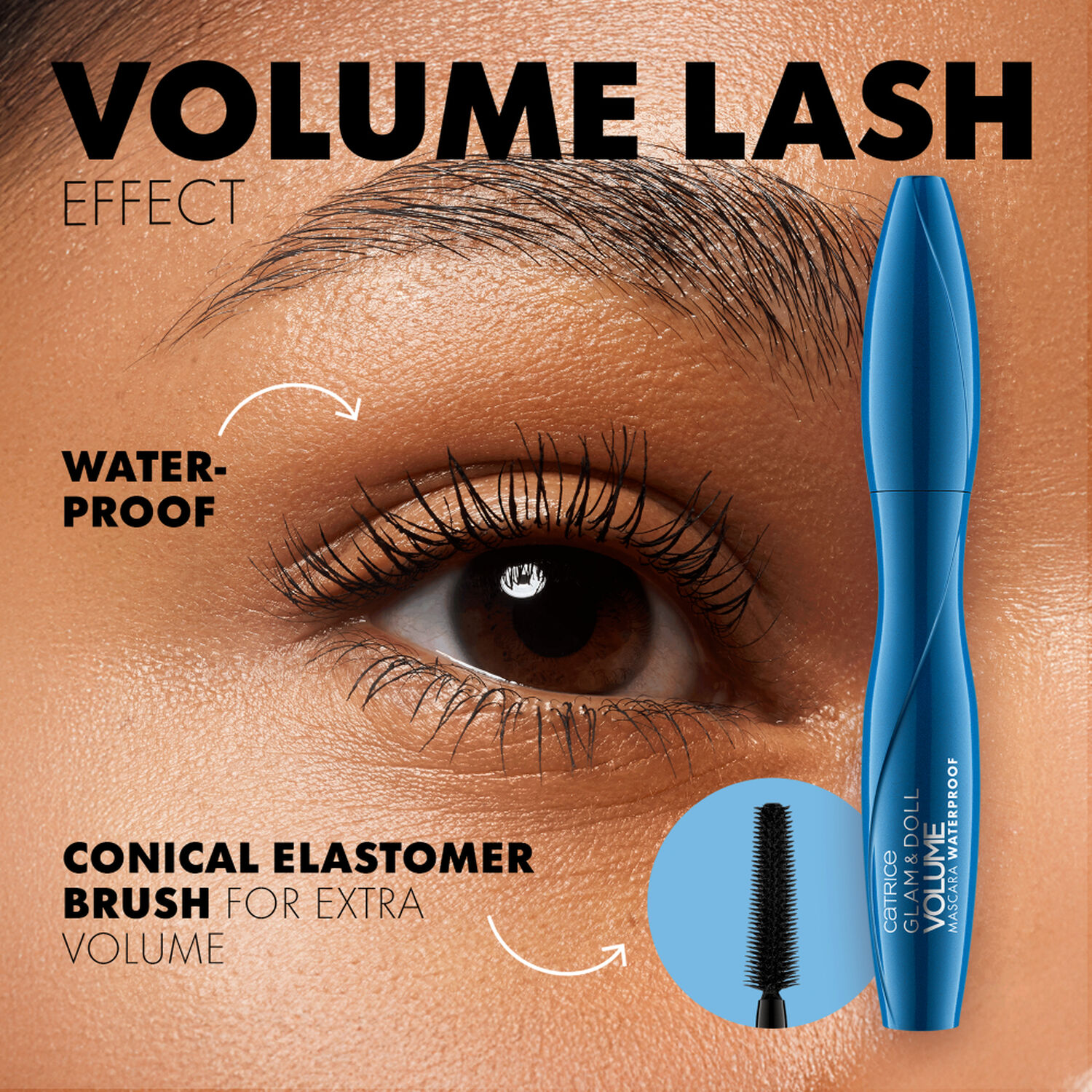Glam & Doll - Mascara Volume Waterproof 10 ml