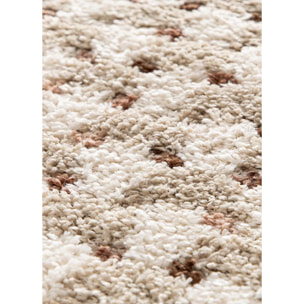 EMBER Alfombra infantil shaggy escandinava Beige y Crema, varias medidas disponibles.