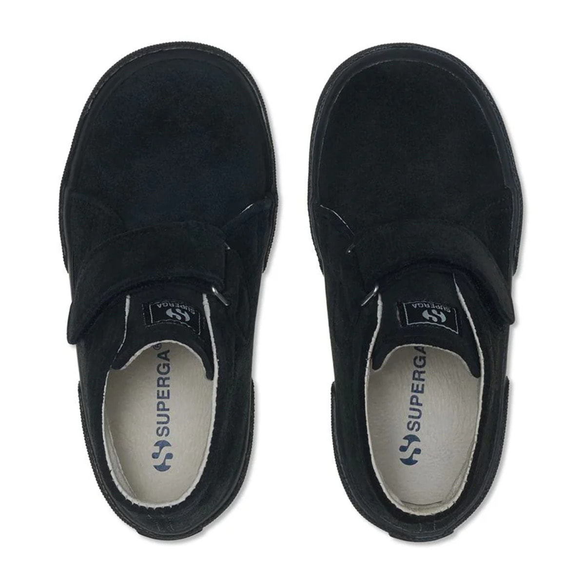 Superga - Stivaletti Bambino Nero - 2173 Kids Strap Suede