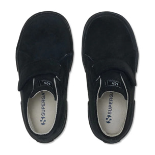 Superga - Stivaletti Bambino Nero - 2173 Kids Strap Suede
