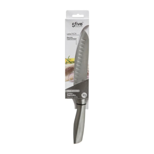 Couteau Santoku inox "Silver Précision" lame 18cm