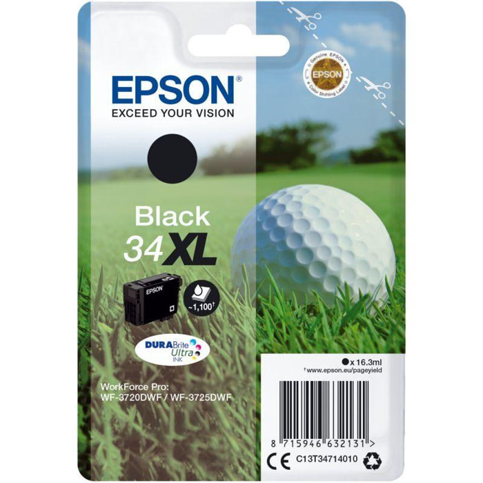 Cartouche d'encre EPSON T3471 Noire XL Série Balle de golf