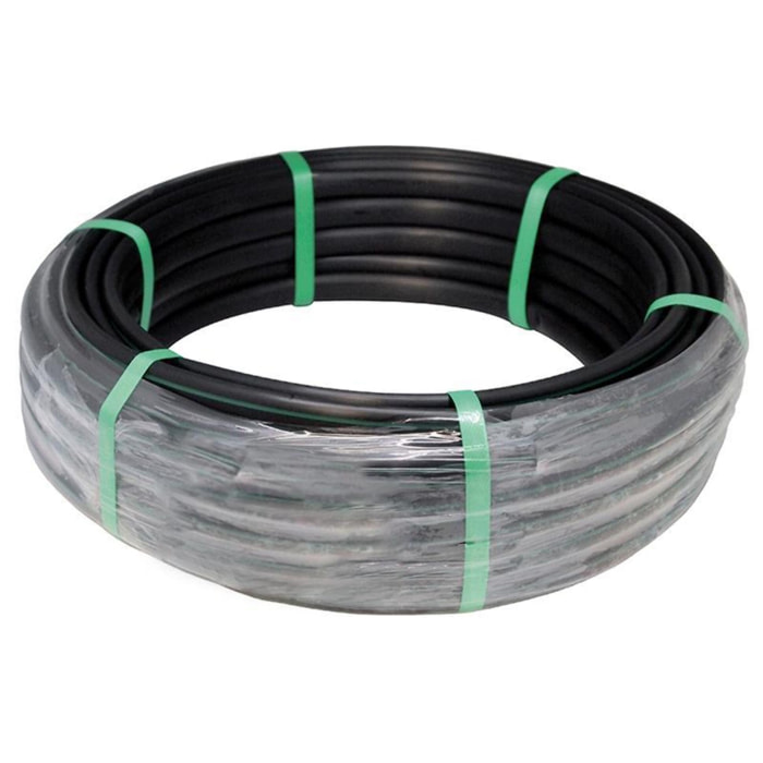PLANETA HUERTO | Tubería Negra con Goteros Integrados 16 mm 25 m – Solución Completa para Riego de Plantas de Jardín