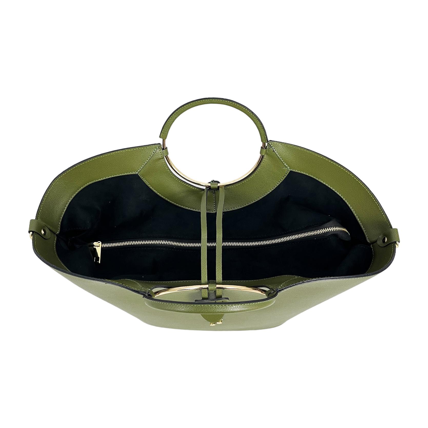 Bolso de mano Cheval Firenze Clara Verde Militar