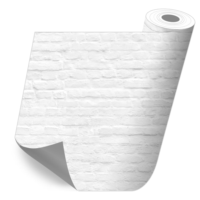 Stickers adhesivos de CERAMIKO - Ladrillo blanco 65x100