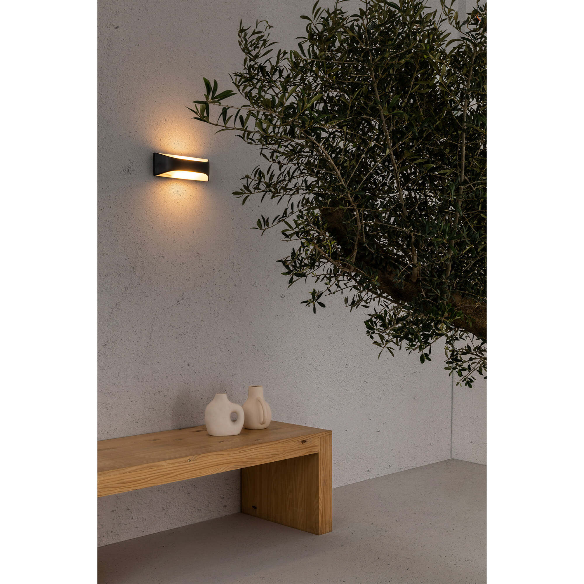 VIEW Lampe applique gris foncé