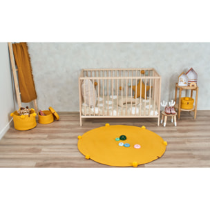 Cali - panier jaune fait main