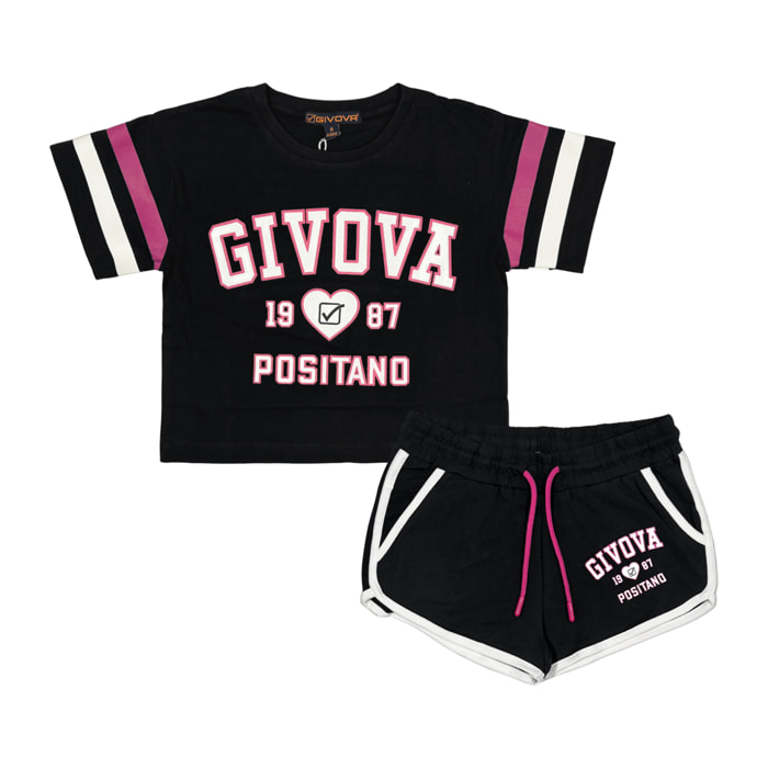Completo Corto Bimba GIVOVA Cotone - 3 / 7 Anni