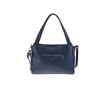 Borsa a spalla da donna Made in Italy - Modello Celeste Chic - 100% pelle - 36.0 x 24.0 x 10.0 cm