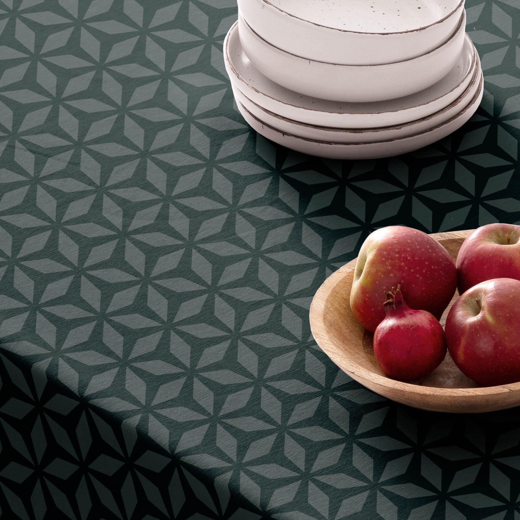 Nappe anti-taches TRAMUNTANA PÉTROLE - en 100 % coton