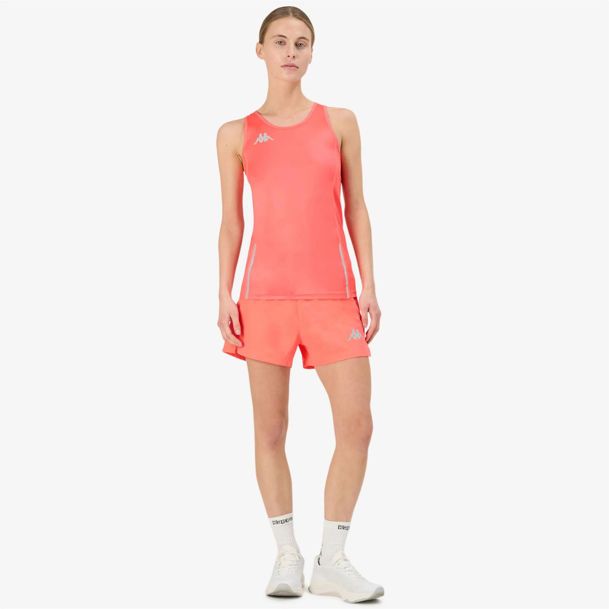 Kappa - T-Shirts & Top Donna Rosso - Kombat Run Fines
