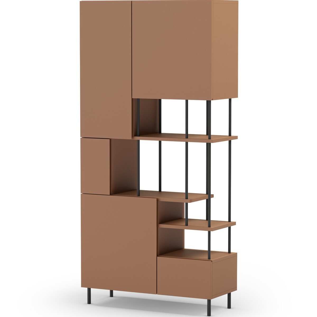 Bibliothèque 5 portes - LISE