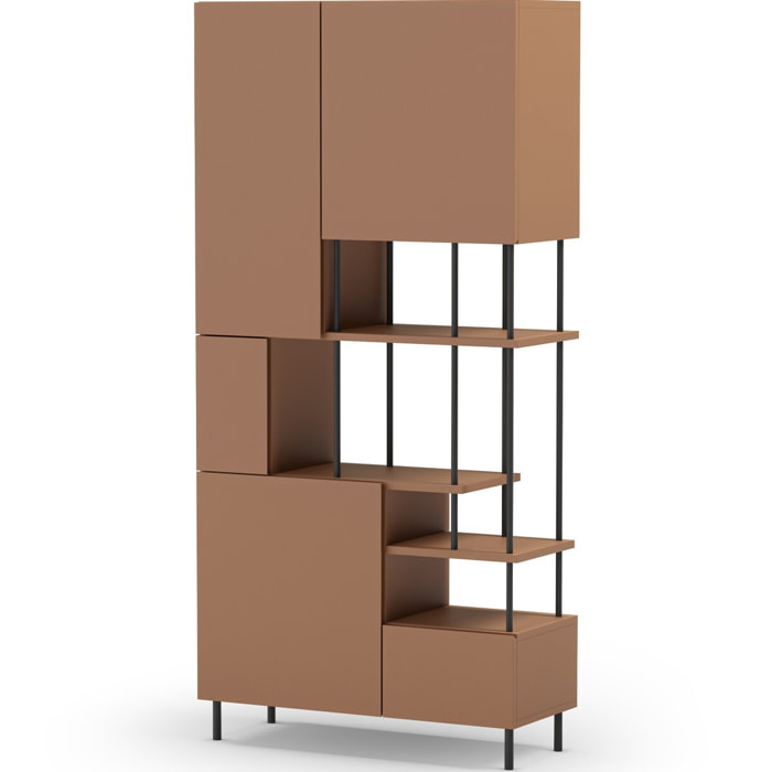 Bibliothèque 5 portes - LISE