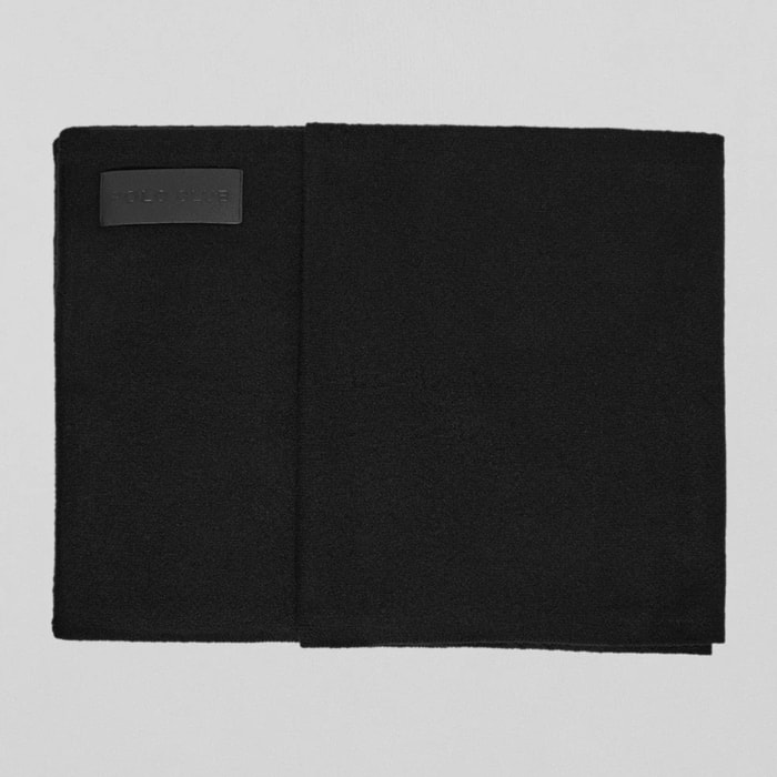 Sciarpa Sina nera con particolari Polo Club