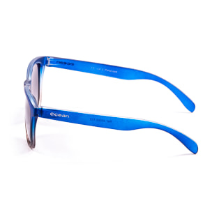 Gafas de sol OCEAN SEA - Azul oscuro arriba y carey abajo y / Ahumada gradual