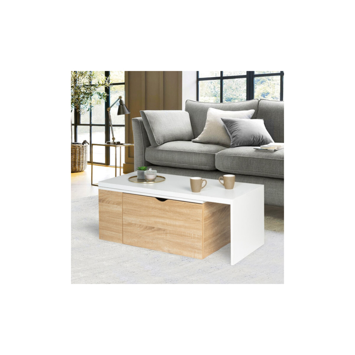 Table basse rotative Maryse