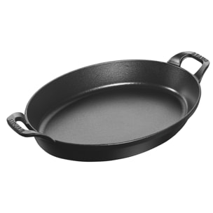32 cm, Assiette chaude, Noir mat