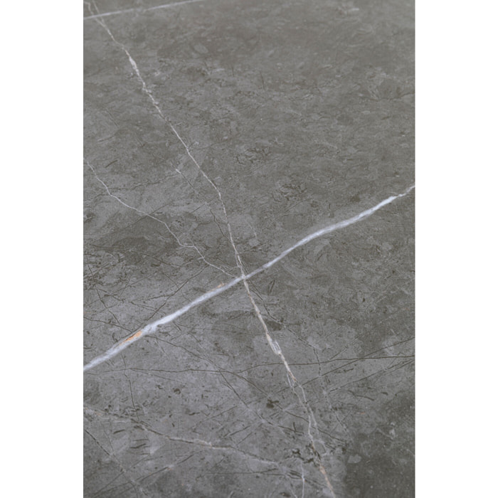 Table de jardin Grande Possibilita noire et grès Kare Design