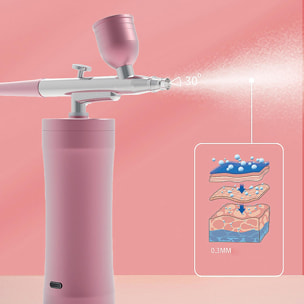 Aerografo spruzzatore iniezione di ossigeno ringiovanimento e bellezza del viso.Seconda generazione.Pressione dell'aria 145kpa, portata 6L/min.