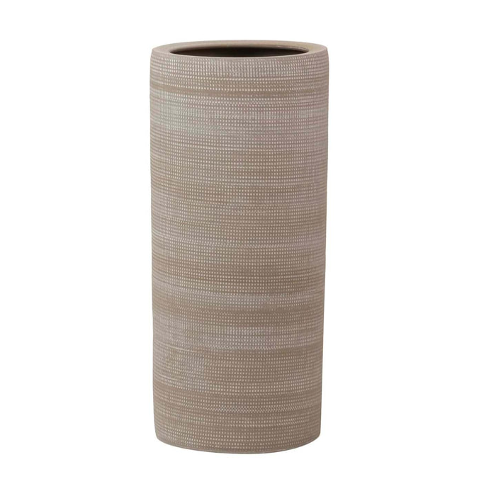 Paraguero Ceramica Beige 22x22x50 Cm