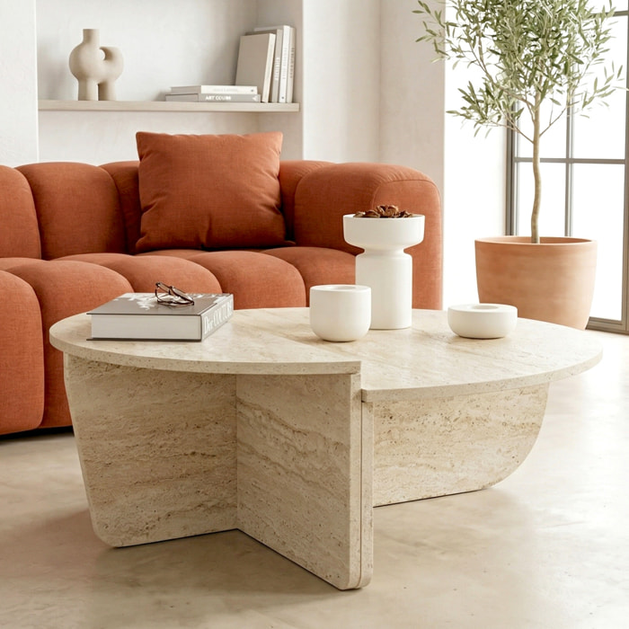 Table basse modulable ronde - SELMA