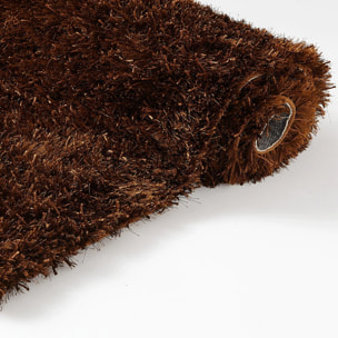 Tapis shaggy fait main motif uni HAGO