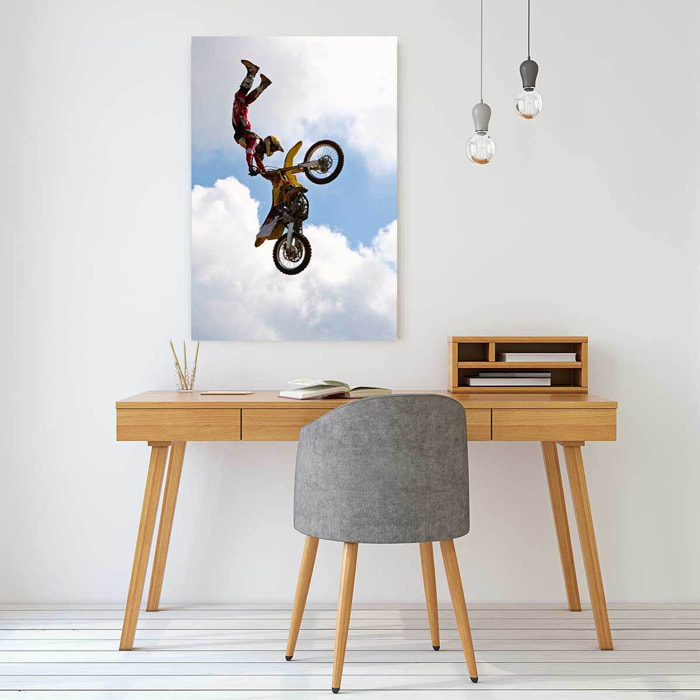 Tableau moto motocross  Toile imprimée