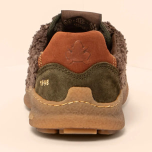 Zapatos N5435B MULTI MATERIAL BROWN/ OROEL color Brown