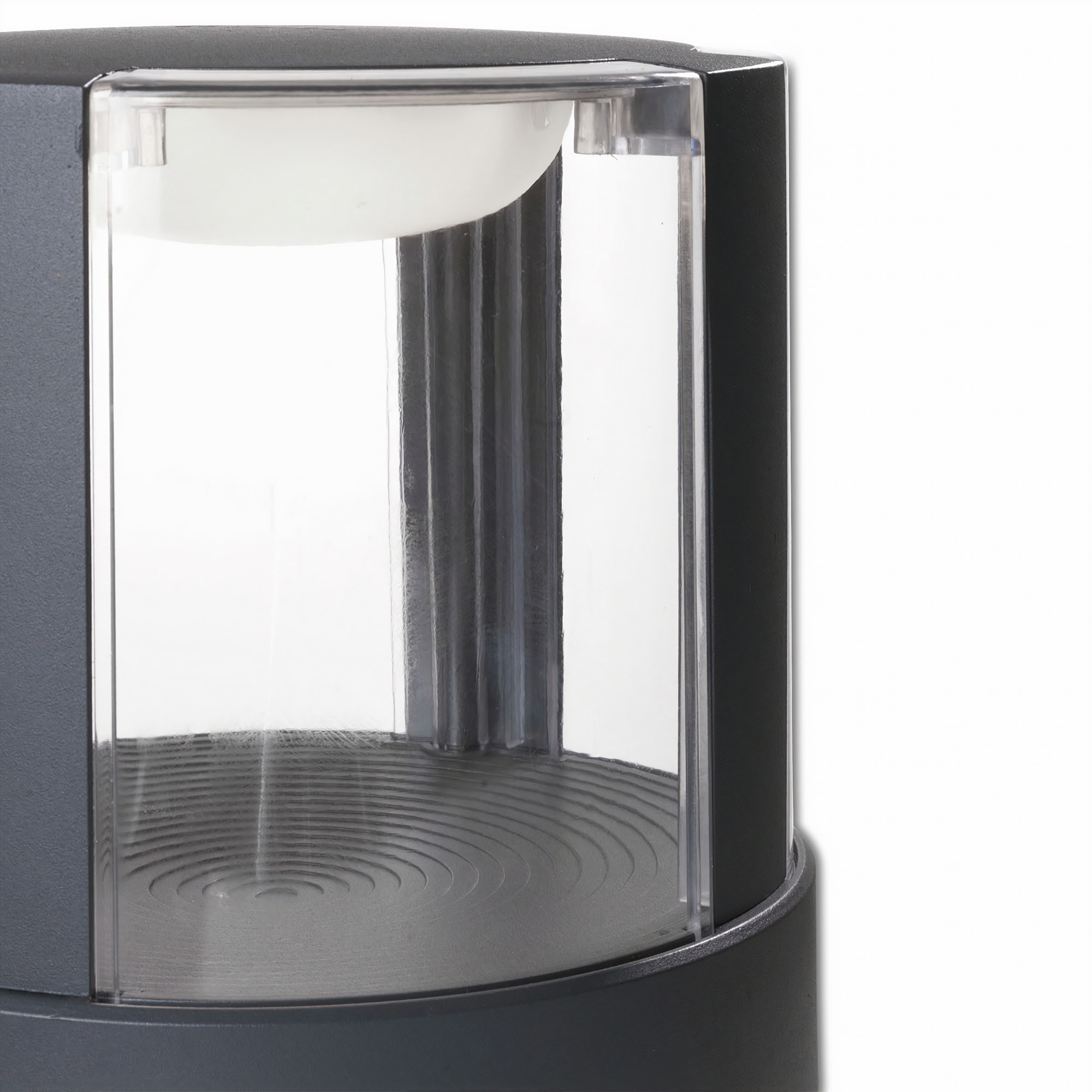 LEDS C4 Baliza Ip65 Compact Ø210Mm Led 16.8W Blanco Cálido - 3000K Gris Urbano 744Lm