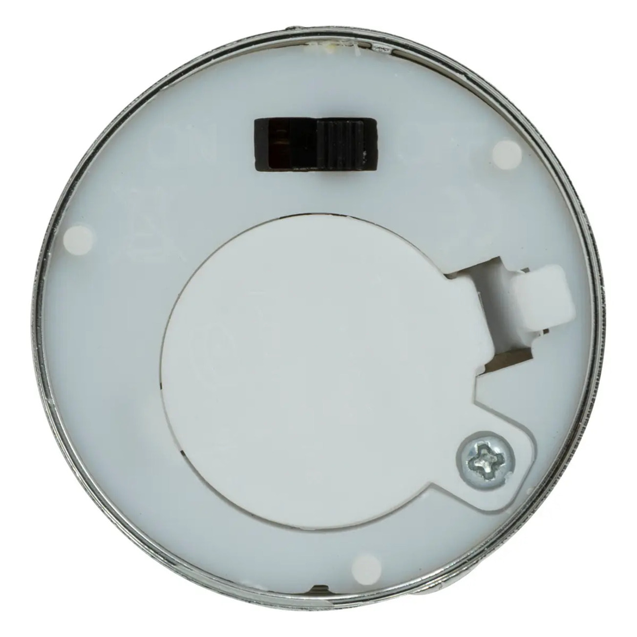 Lot de 8 bougies LED chauffe-plats D.5,5cm métal argent