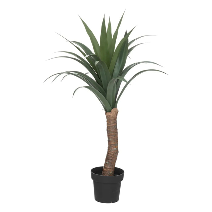 Yucca artificiel - pot en ciment - H110 cm