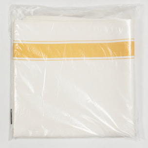 SET 6 STROFINACCI GRECALE 57X90 CM DIS. SPIGA COLORE GIALLO