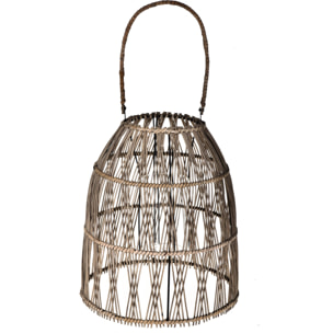 Lanterna intrecciata - Pezzi 1 - 28xH32x28cm - Bianchi Dino SpA