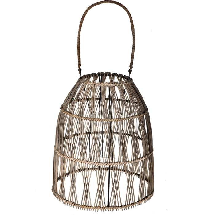 Lanterna intrecciata - Pezzi 1 - 28xH32x28cm - Bianchi Dino SpA