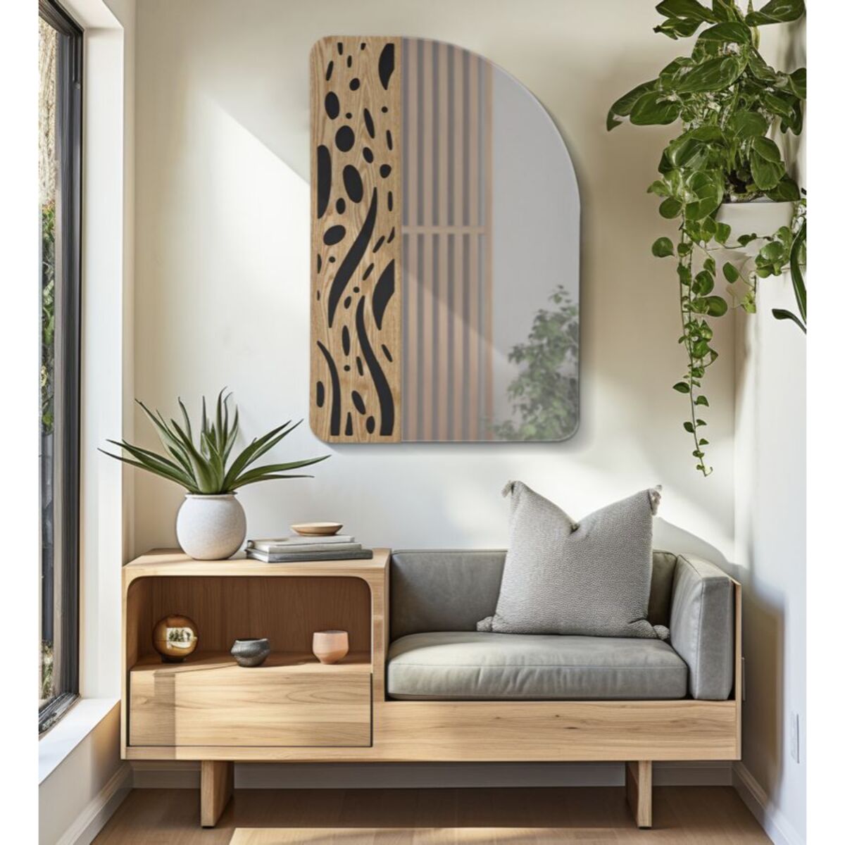 SPECCHIO DA MURO TERRY CM 60X1X90