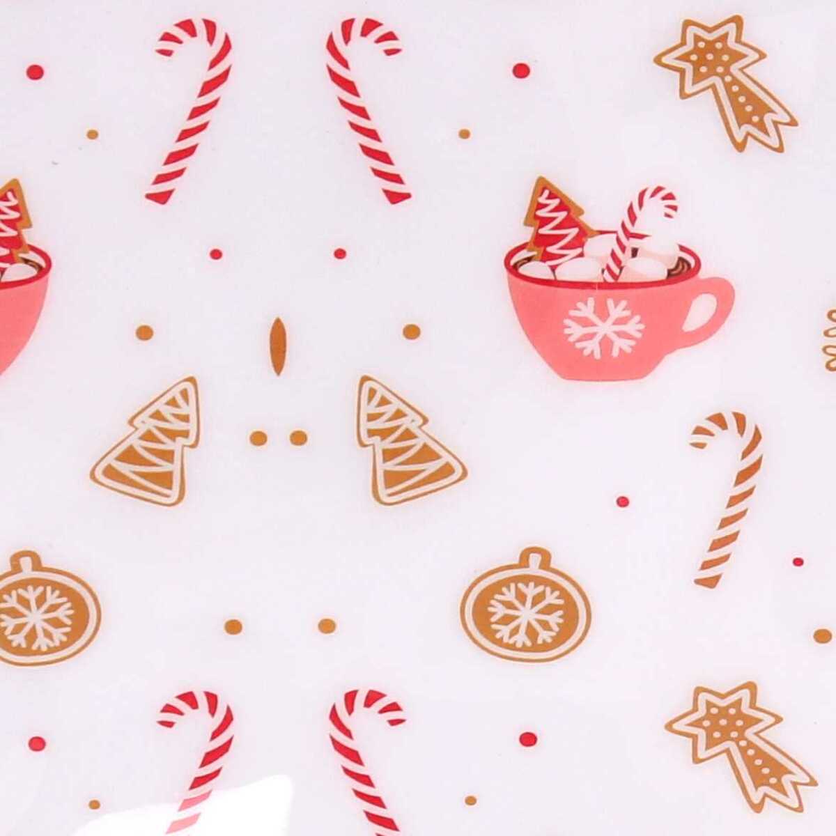 Alzata in legno rosso tonda cm ø30h10