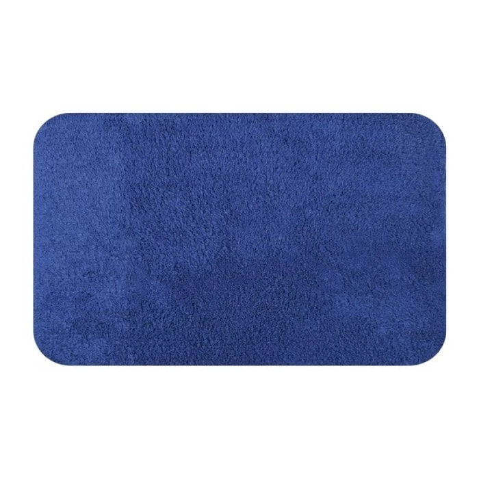 Tapis de bain Coton CAROLINA 60x90cm Bleu Spirella