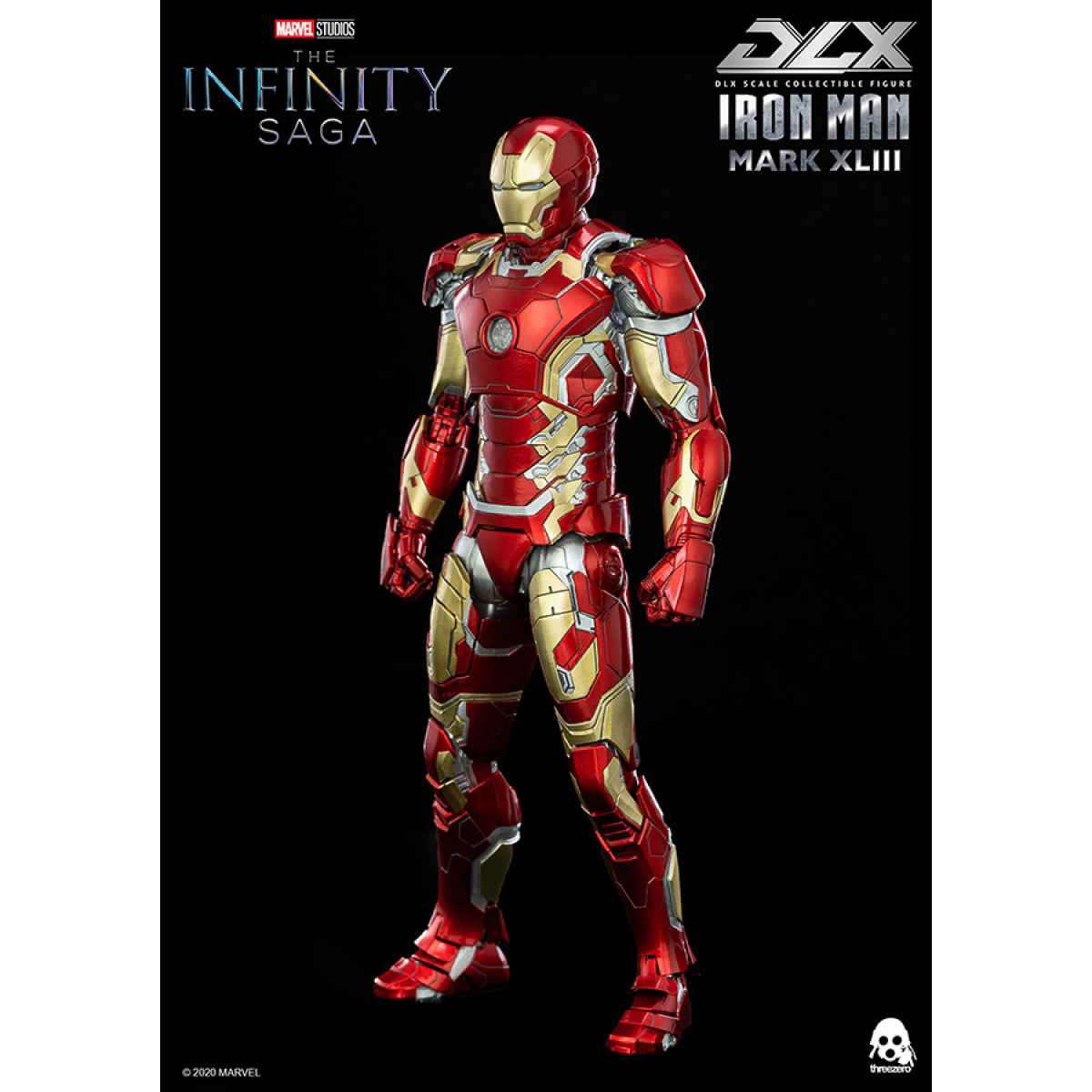 Infinity Saga Iron Man Mark 43 Af Action Figura Threezero