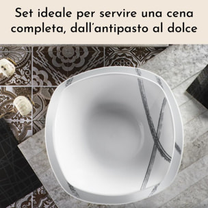 Set tè Quark da 2 pezzi in porcellana