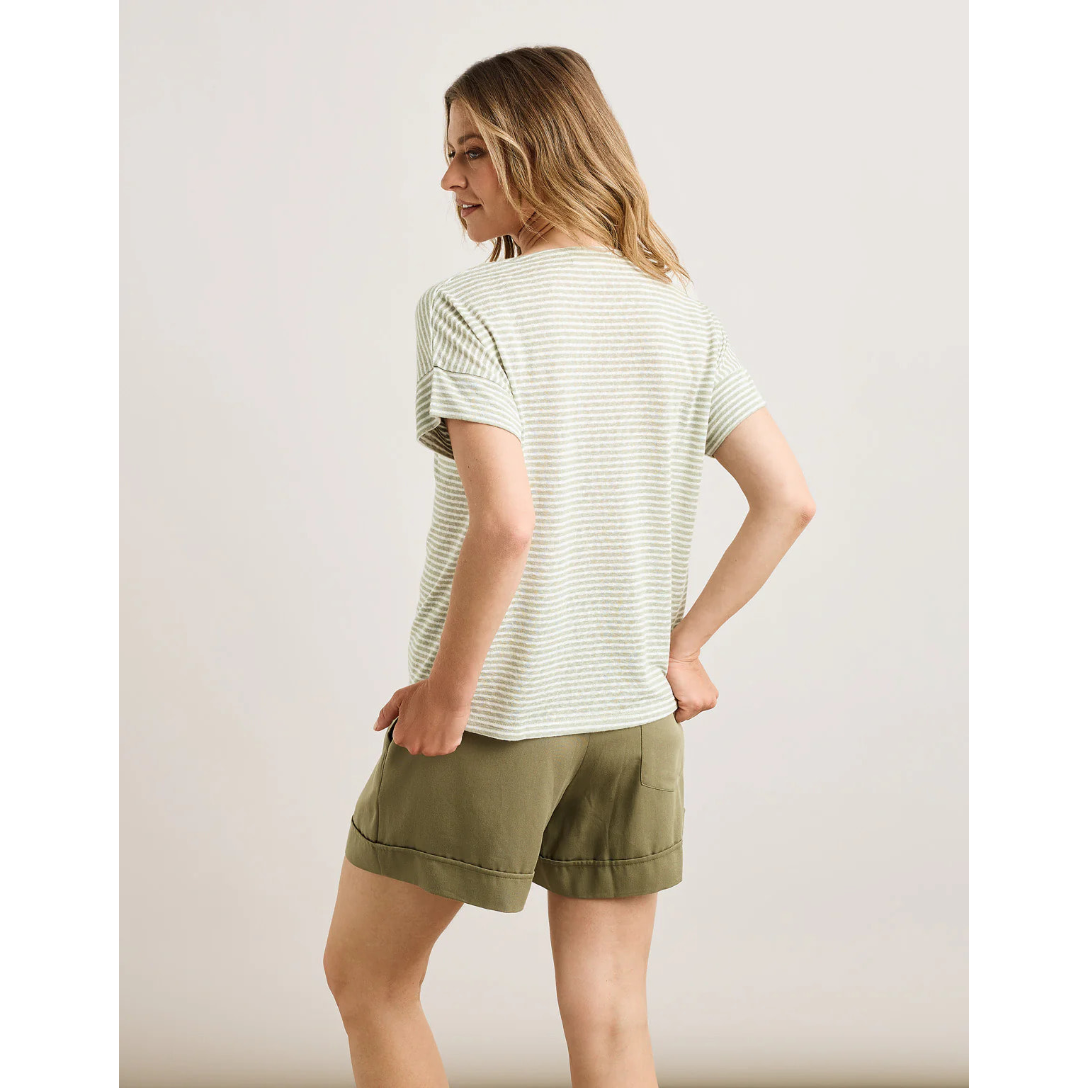 Camiseta Manga Corta Caqui - Solfidea