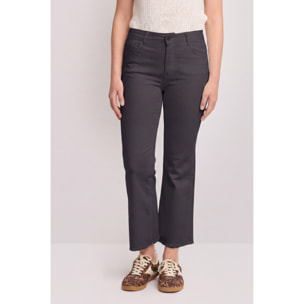 Kocca - Pantaloni cropped in cotone Donna, Tinta unita