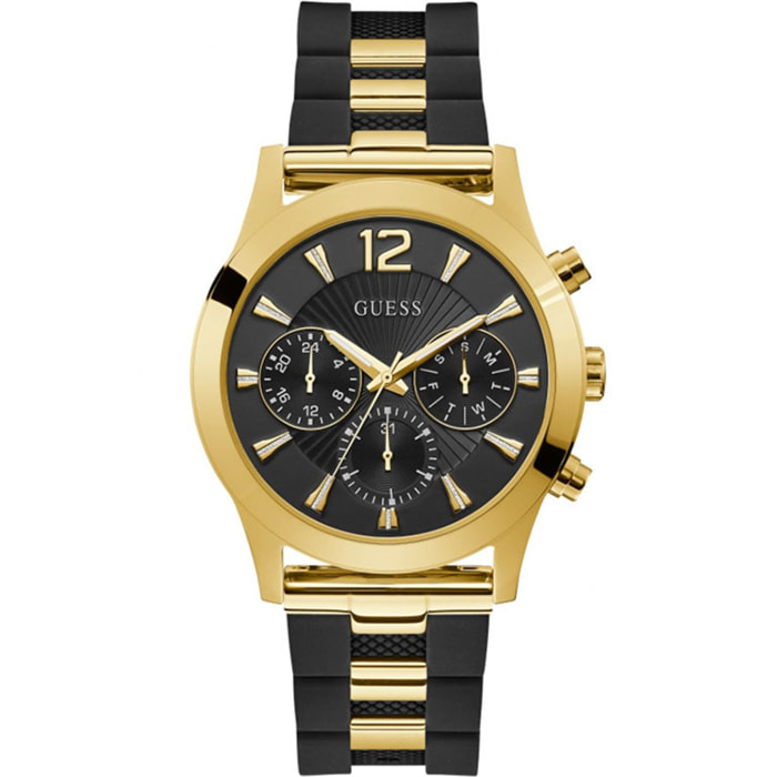 Reloj Guess W1294L1 Hombre Analogico Cuarzo con Correa de Silicona