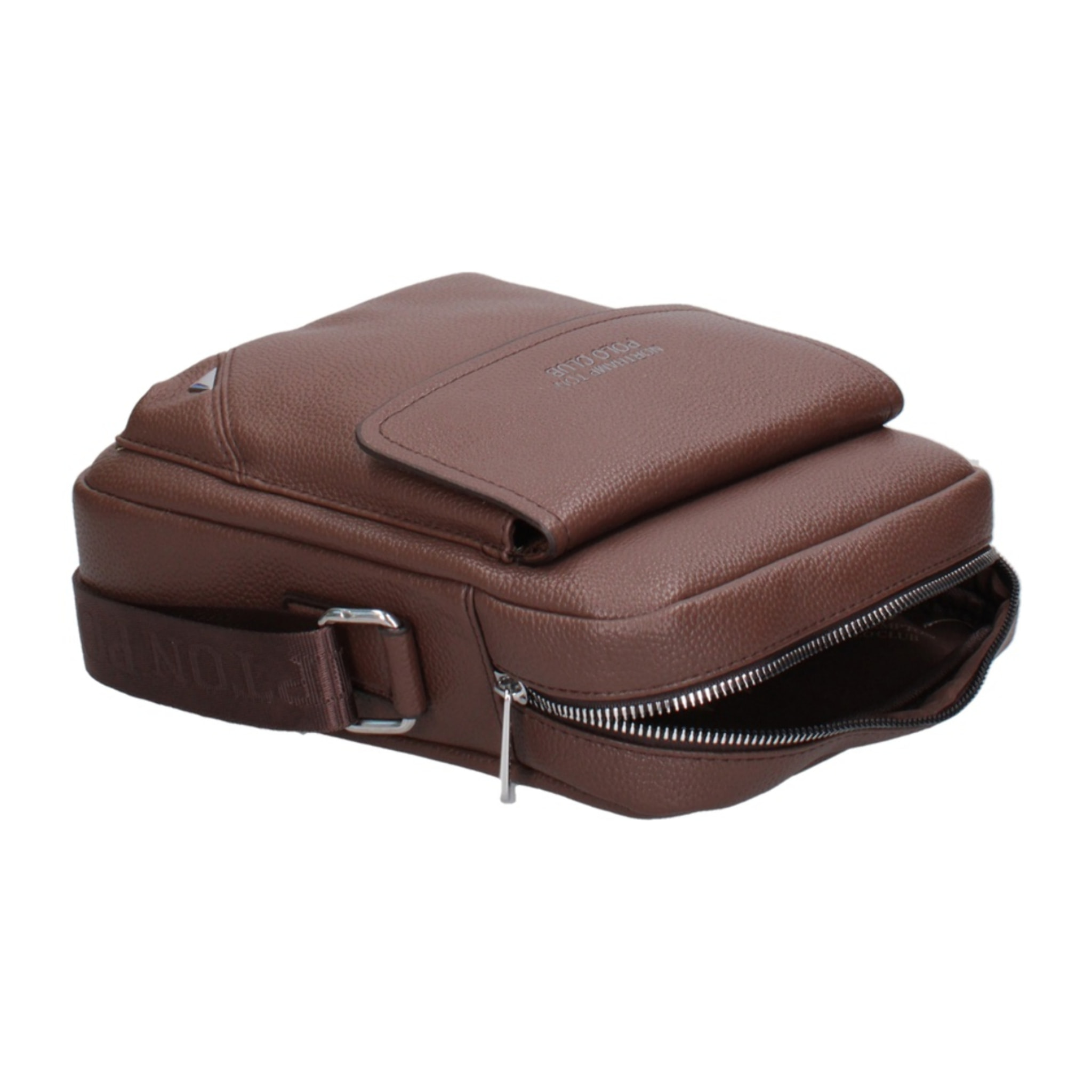 Borsa a tracolla uomo - Modello False - 100% pelle PU - 20.0 x 25.0 x 10.0 cm