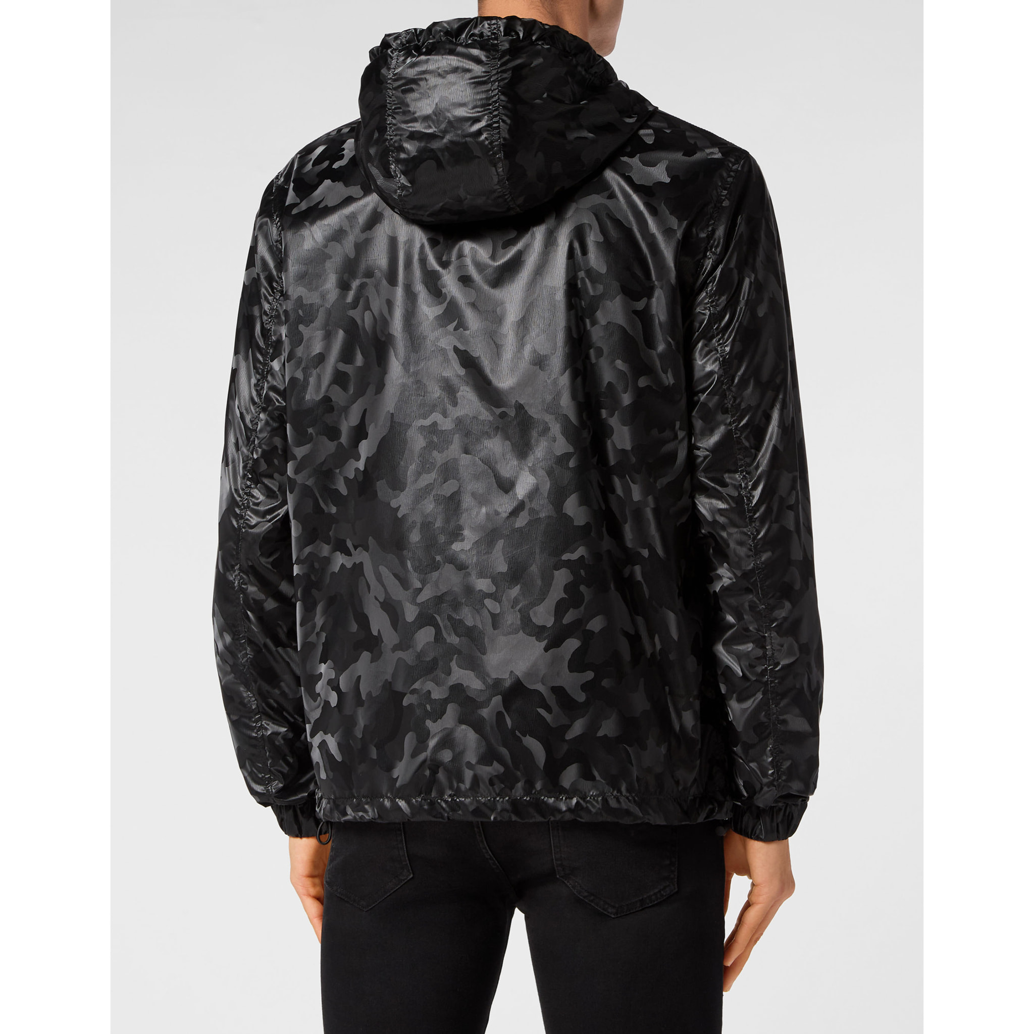 PHILIPP PLEIN Windbreaker CAMOUFLAGE