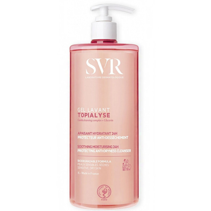 Topialyse - Gel Lavant Apaisant, Hydratant, Protecteur Anti-Dessèchement