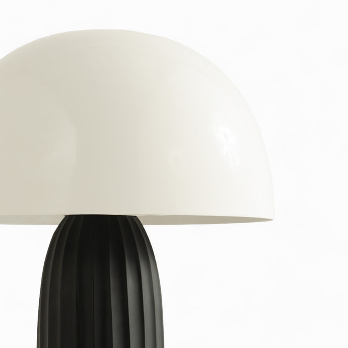 Lampe Joy en métal blanche et noire