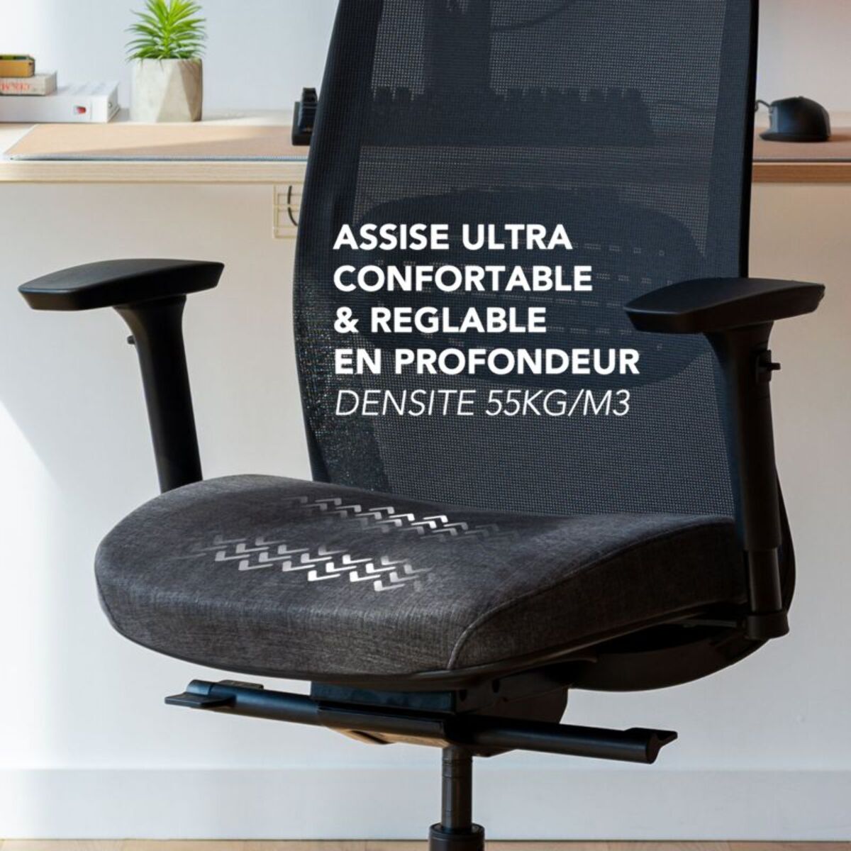 Chaise gaming SKILLKORP C15 Ergo Noir Progress