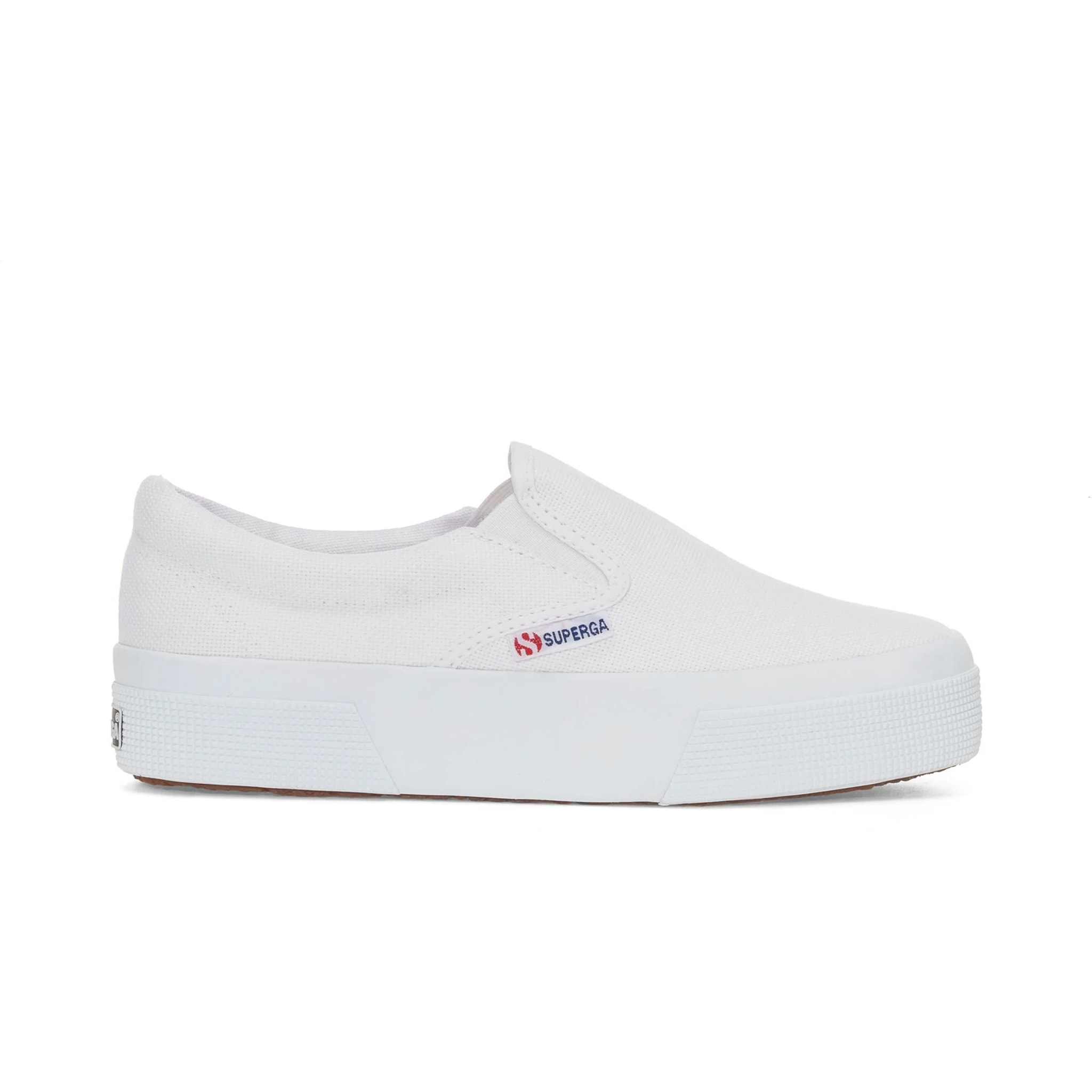 Superga - Zapatos de mujer Mujer Blanco - 2740 Platform Slipon