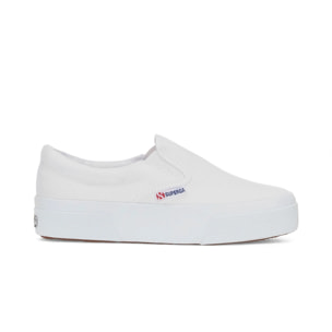 Superga - Zapatos de mujer Mujer Blanco - 2740 Platform Slipon
